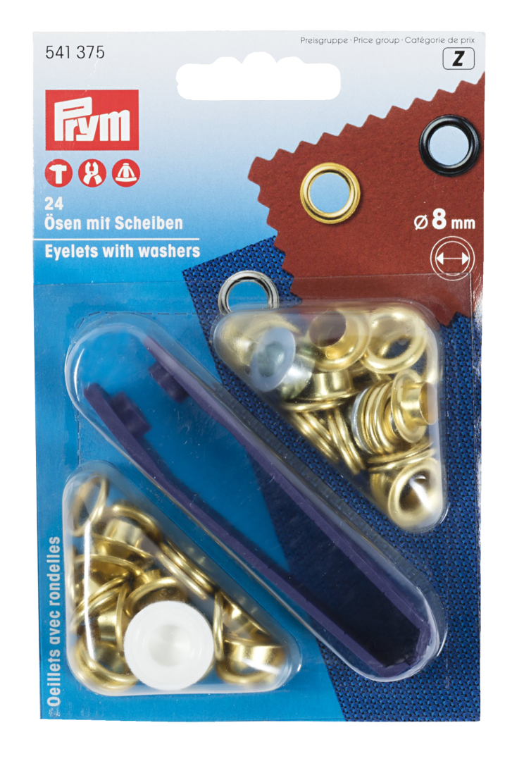 Nähfrei-Ösen 8 mm Nähfrei-Ösen 8 mm
