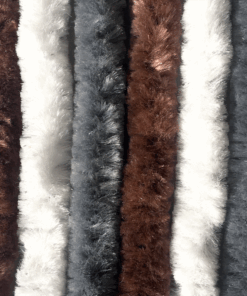 Flauschvorhang 100 x 200 cm hblau-dblau 18851.2d07b15c