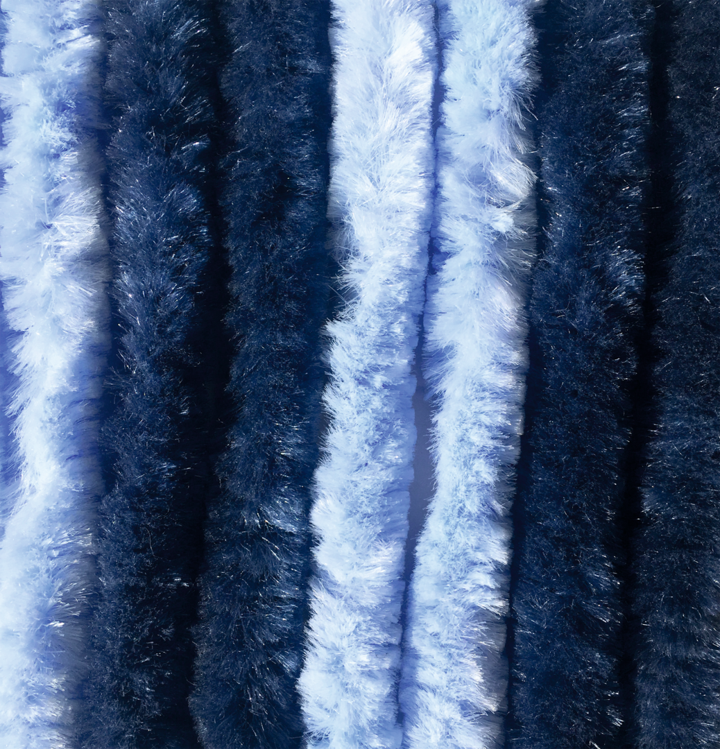 Flauschvorhang 70 x 205 cm hblau-dblau Flauschvorhang 70 x 205 cm hblau-dblau