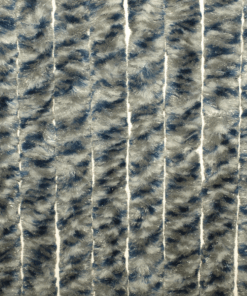 Flauschvorhang 100x200 cm grau-blau