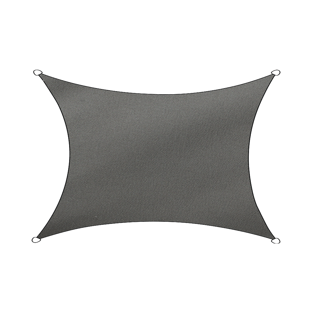 Sonnensegel Rechteck 300x400cm anthrazit Sonnensegel Rechteck 300x400cm anthrazit