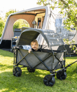 Bollerwagen BURANO mit Dach grau (A) 37333 1.39901ad0