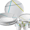 Melamin-Set LINES 16 tlg. (A) 46329.9196521a