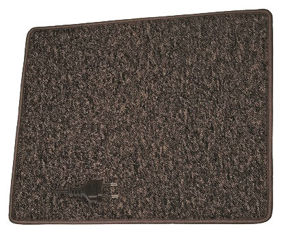 Heizteppich 230 V 60x100 cm braun Heizteppich 230 V 60x100 cm braun