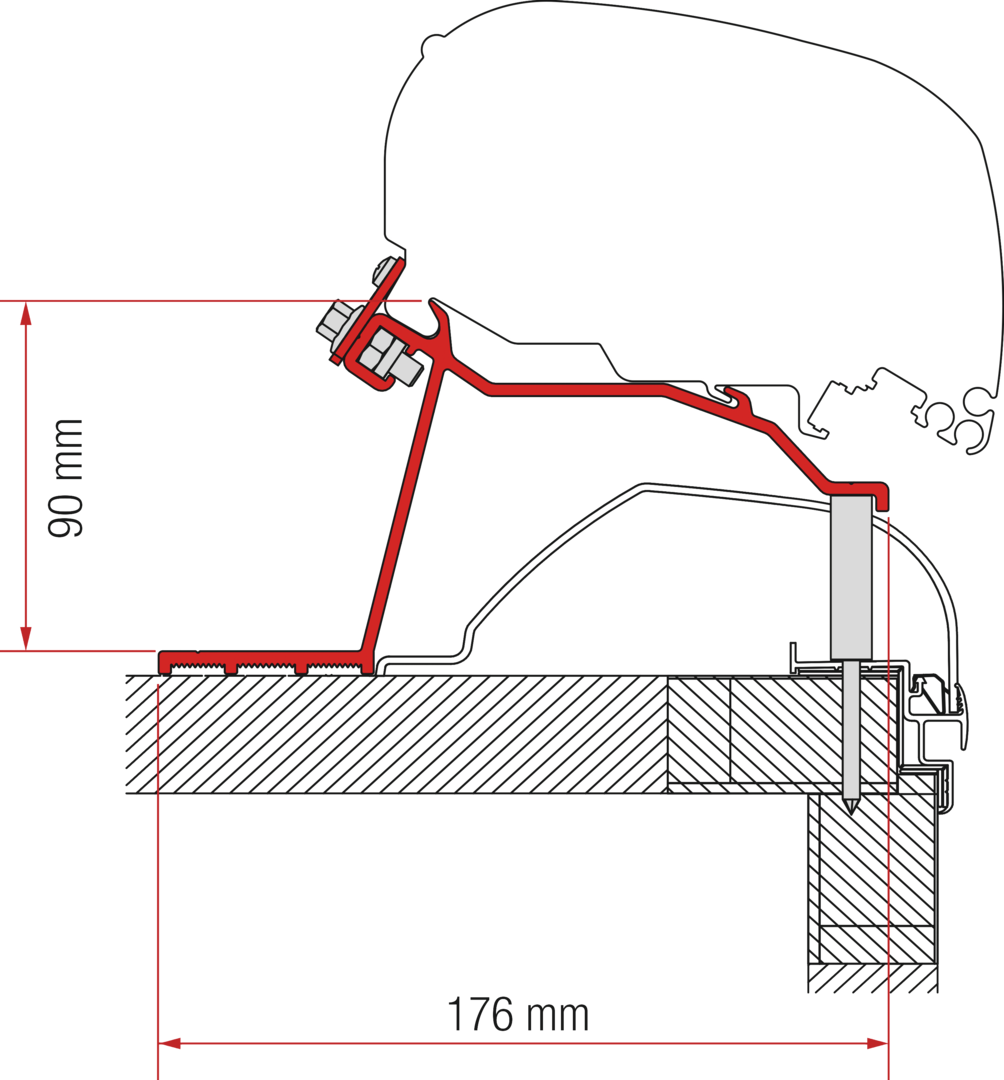 Adapter-Kit F80-F65 Hobby Caravan ab 14 Adapter-Kit F80-F65 Hobby Caravan ab 14