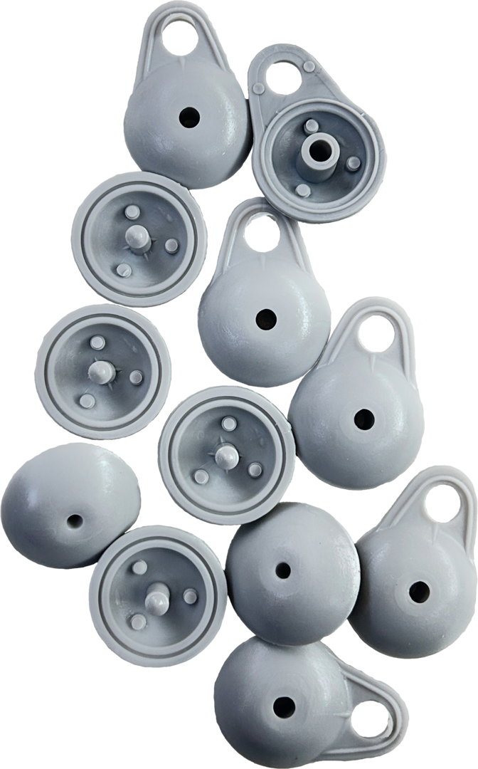 Befestigungsclips grau (6er Set) Befestigungsclips grau (6er Set)