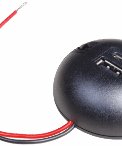 Aufbau-Powersteckdose rund mit USB-C/A