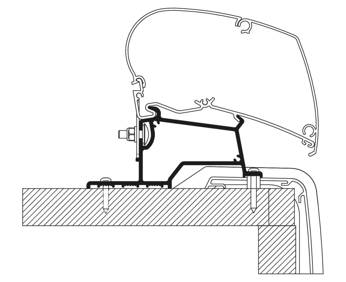 Rapido Serie C - V21 Adapter - 4.00m (S) Rapido Serie C - V21 Adapter - 4.00m (S)