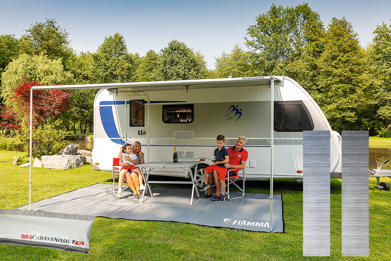CARAVANSTORE 225 cm Royal Blue (S) CARAVANSTORE 225 cm Royal Blue (S)