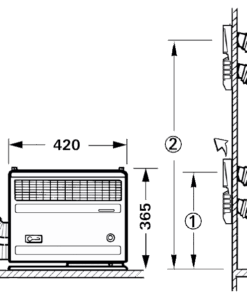 Truma S 2200, Abgas rechts 9000678 1.e1faa9a8