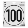 Geschwindigkeitsaufkleber 100 km-h Geschwindigkeitsaufkleber 100 km-h