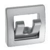 Garderoben-Haken 2-fach silber Garderoben-Haken 2-fach silber