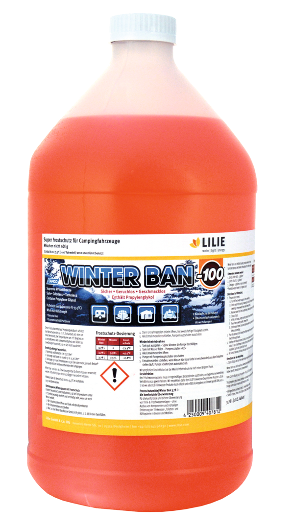 Winter Ban -100 1 Gal, 3,78l Winter Ban -100 1 Gal, 3,78l