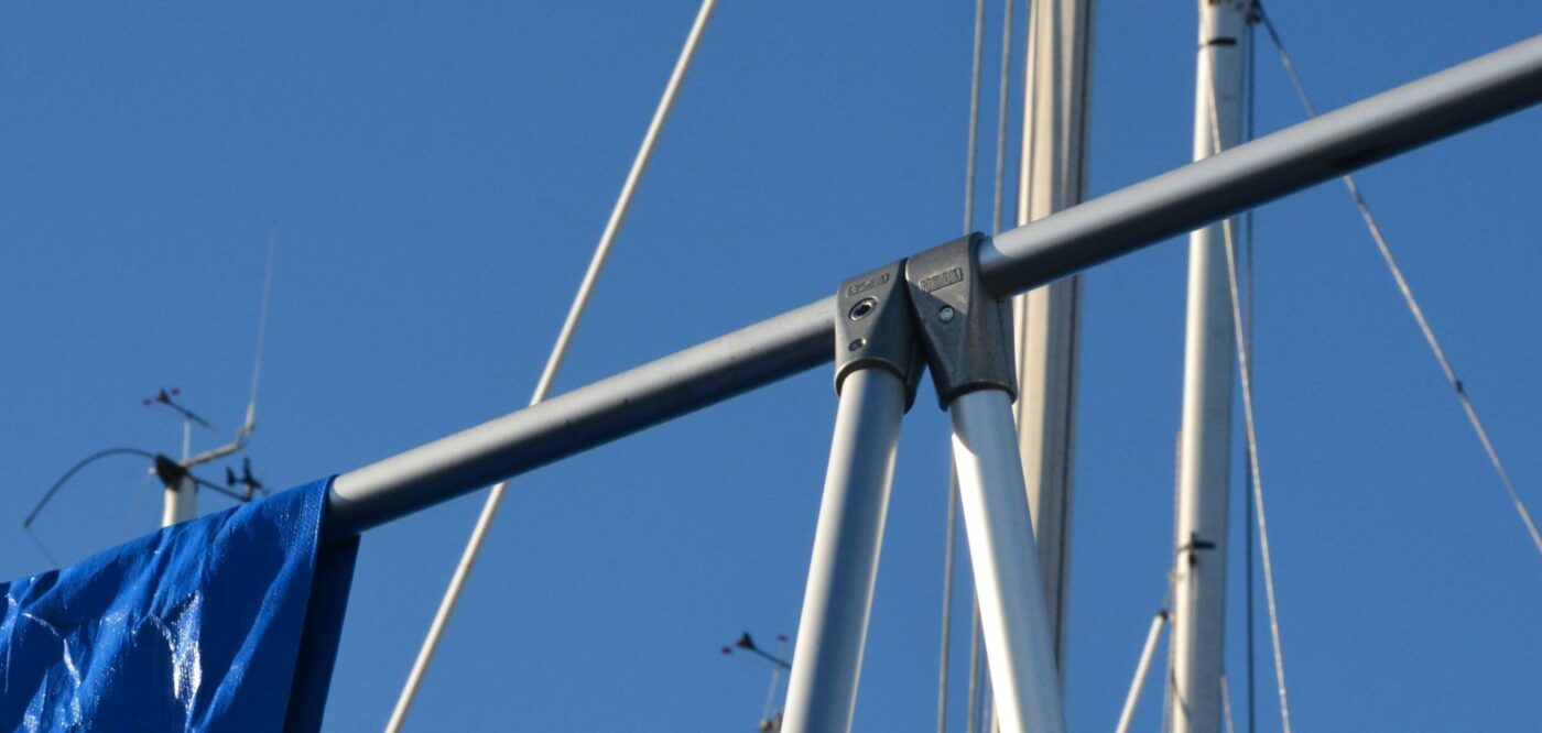 Winterlager für Boote – NOA Decksgestelle von Båtsystem NOA Decksgestelle für Abdeckplanen