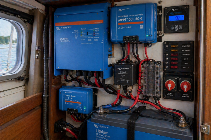 Elektrik und Energie an Bord