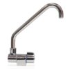 BARKA Wasserhahn, schwenk- und klappbar MsCr mit Gewinde 3/8' BARKA Wasserhahn