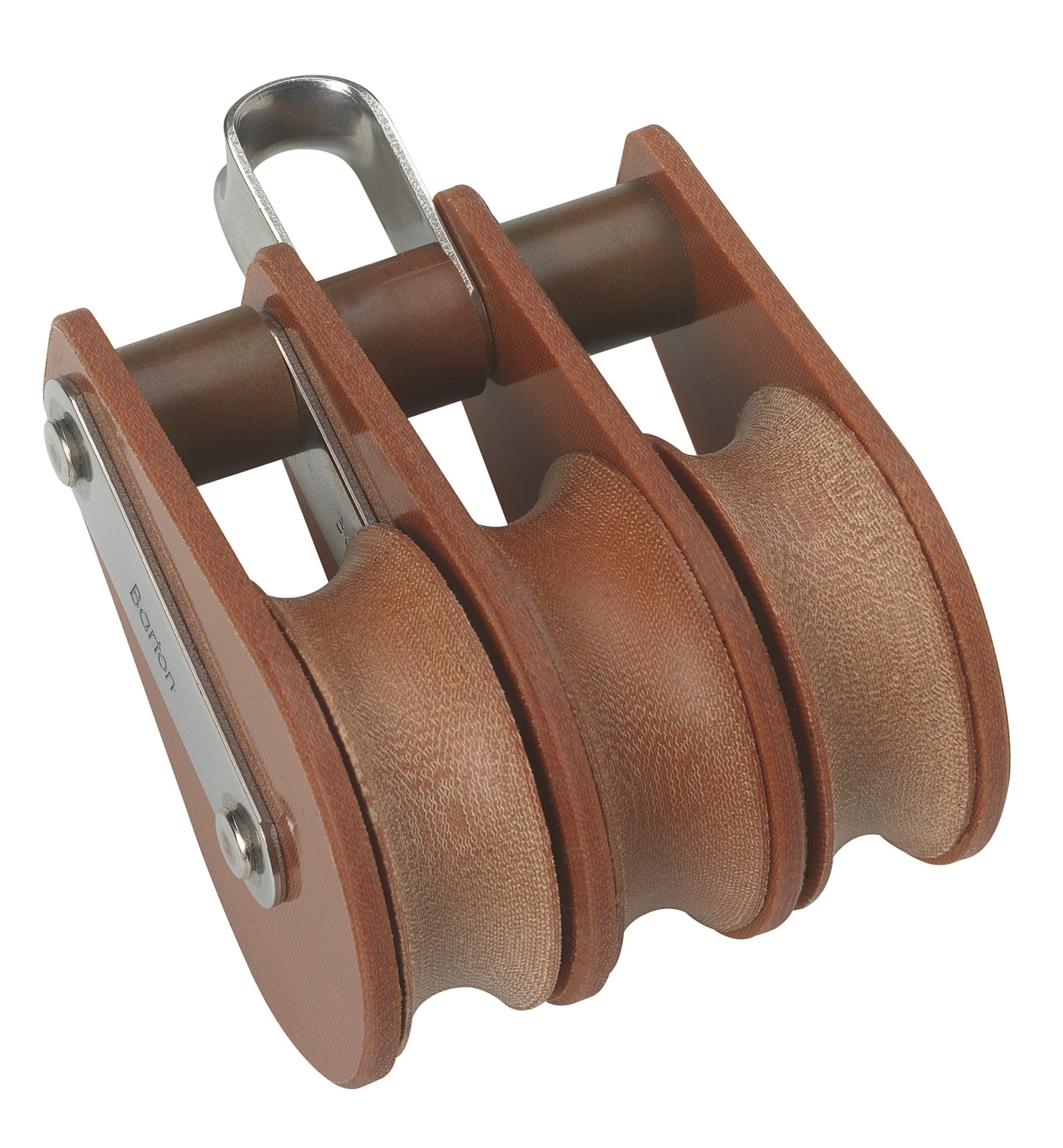 BARTON TUPHblox Dreifachblock 45mm, Seil 13mm, Kopfbügel BARTON TUPHblox Dreifachblock 30mm