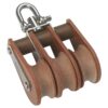 BARTON TUPHblox Dreifachblock 58mm, Seil 14mm, Wirbelauge/U-Bügel BARTON TUPHblox Dreifachblock 30mm