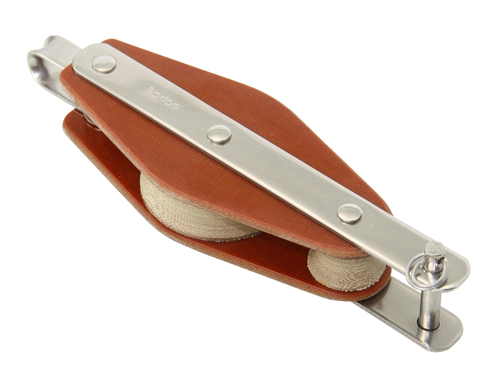 BARTON TUPHblox Violinblock 20/38mm, Seil 10mm, Kopfbügel/U-Bügel BARTON TUPHblox Violinblock 20/38mm