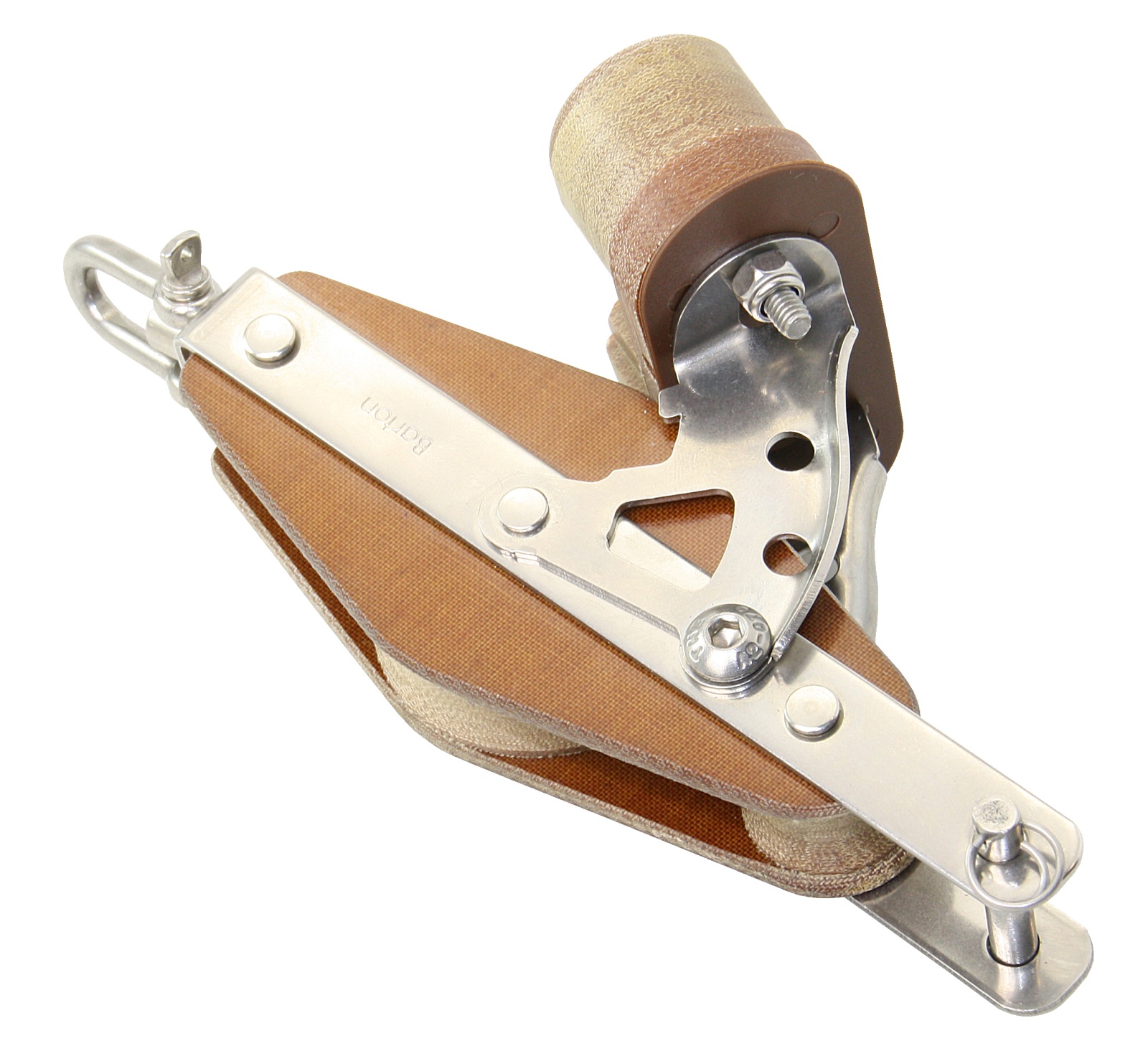 BARTON TUPHblox Violinblock 20/38mm, Seil 10mm, Wirbelauge/U-Bügel/Klemme BARTON TUPHblox Violinblock 20/38mm, Seil 10mm, Wirbelauge/U-Bügel/Klemme