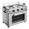 CAN Gasherd, kippbar CU1000 mit Ofen 19L und 2 Kochfeldern can1000