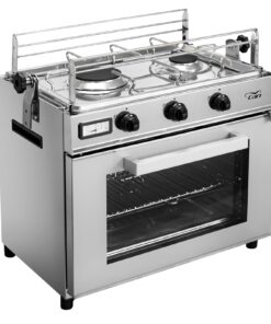 CAN Gasherd, kippbar CU1000 mit Ofen 19L und 2 Kochfeldern