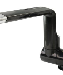 CAN Wasserhahn, schwenk-klappbar kalt PP/Cr 12V-Schalter, Schlauch 8/10mm