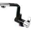CAN Wasserhahn, klappbar kalt/warm PP/Cr 12V-Schalter, für Schlauch 8/10mm can1493