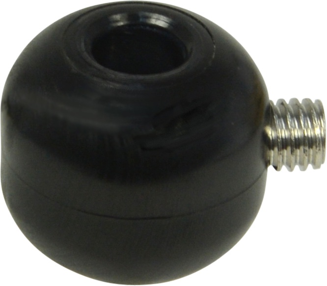 CLAMCLEAT Schraubstopper-Ball PE/A4 20mm, für Seil 8-9mm, schwarz CLAMCLEAT Schraubstopper-Ball PE/A4 20mm, für Seil 8-9mm, schwarz