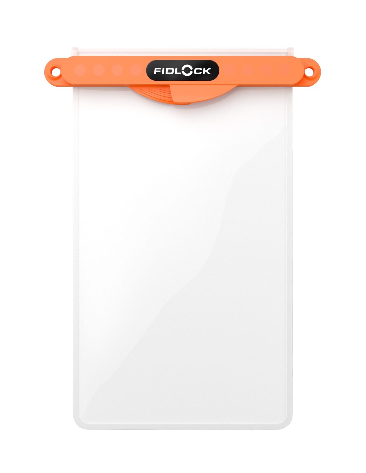 FIDLOCK Dry bag Medi 148x203x9mm klar/orange FIDLOCK Dry bag Medi 148x203x9mm klar/orange