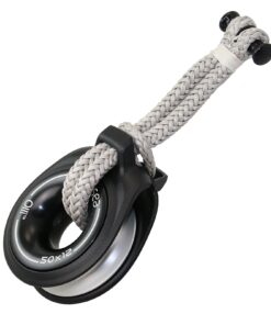 EASYSEA Block Olli gleitl. 40mm für Seil 10mm mit Soft-Schäkel