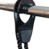 FASTFENDER Fenderhaken 25 PA für Seil 6-10mm, Rohr 25mm schwarz 2St. fq2029