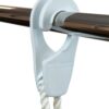 FASTFENDER Fenderhaken 25 PA für Seil 6-10mm, Rohr 25mm weiß 2St. fq2036