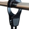 FASTFENDER Fenderhaken 32 PA für Seil 6-10mm, Rohr 32mm schwarz 2St. fq3026