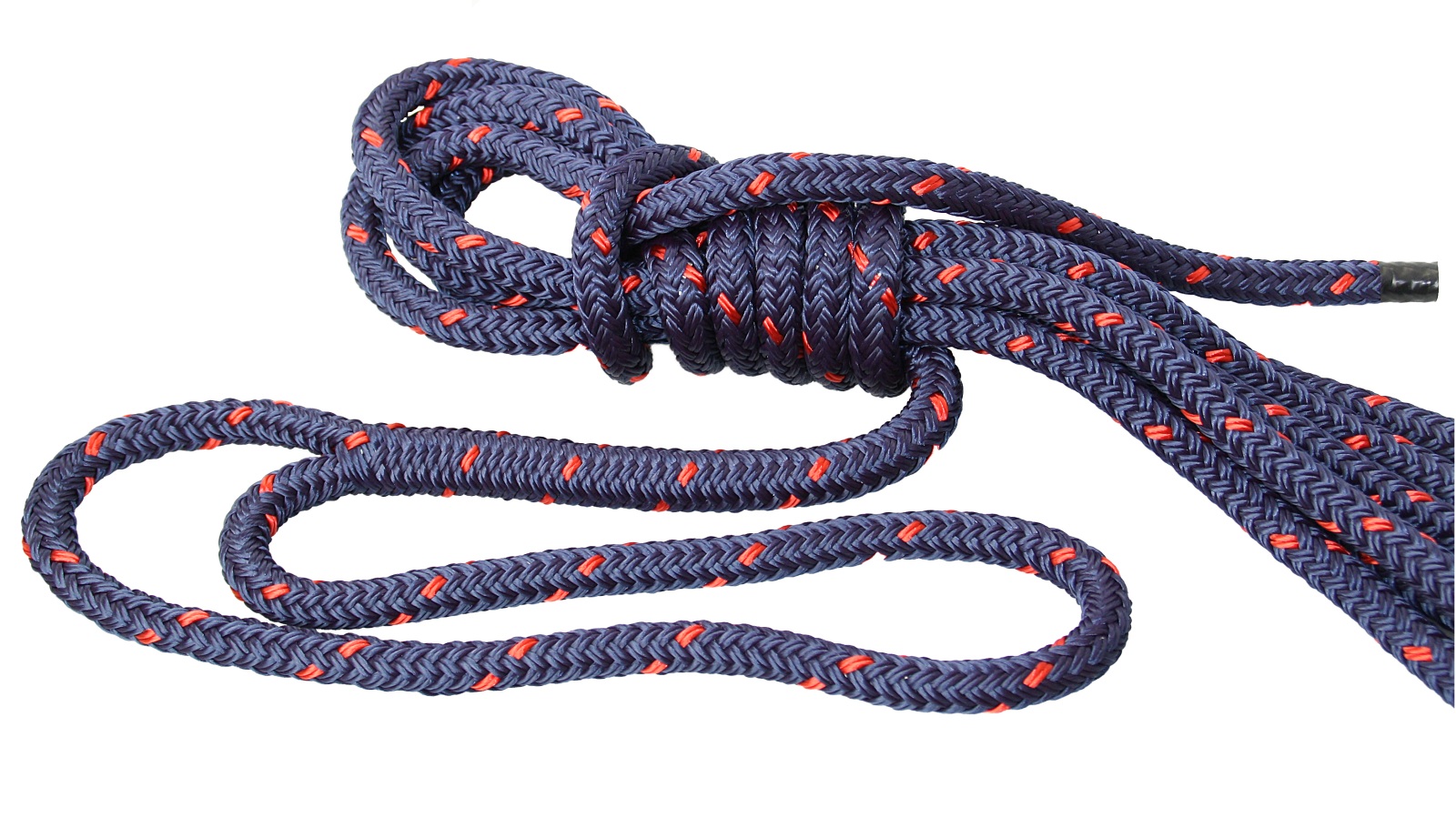 GLEISTEIN Flexi Dockline PA/PES 14m 14mm, Auge 40cm marineblau GLEISTEIN Flexi Dockline PA/PES 14m 14mm, Auge 40cm marineblau
