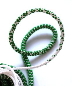 GLEISTEIN SpinGrip Dyneema/PES verjüngt 10/7mm 30m grau/weiß