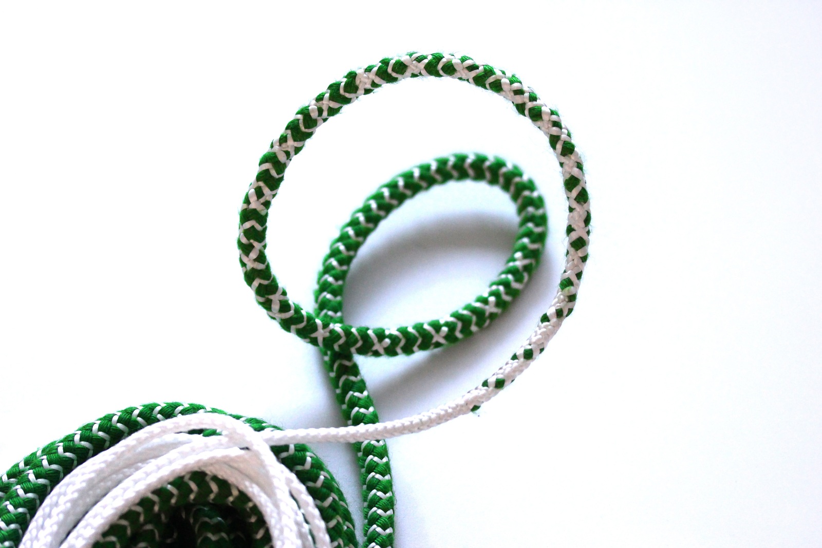 GLEISTEIN SpinGrip Dyneema/PES verjüngt 6/4mm 20m grau/weiß GLEISTEIN SpinGrip Dyneema/PES verjüngt 6/4mm 20m grau/weiß