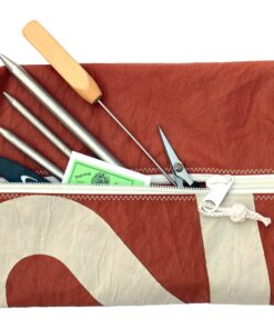 GLEISTEIN Spleißertasche aus gebrauchtem Segeltuch, 420mm