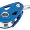 ALLEN Einfachblock XHL kugell. 30mm, Seil 8mm, mit Rundkopf gebogen, blau ha2031xhl b