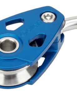 ALLEN Einfachblock XHL kugell. 30mm, Seil 8mm, mit Rundkopf gebogen, blau