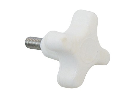 Kreuzgriffschraube A4/Nylon M6x14mm weiß Kreuzgriffschraube A4/Nylon M6x14mm weiß