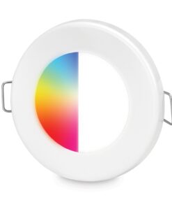 HELLA Apelo Deckenleuchte EuroLED75, rund weiß Kunststoff 12V RGB/W