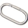 Karabinerhaken, oval A4 60mm 10St. kk2550