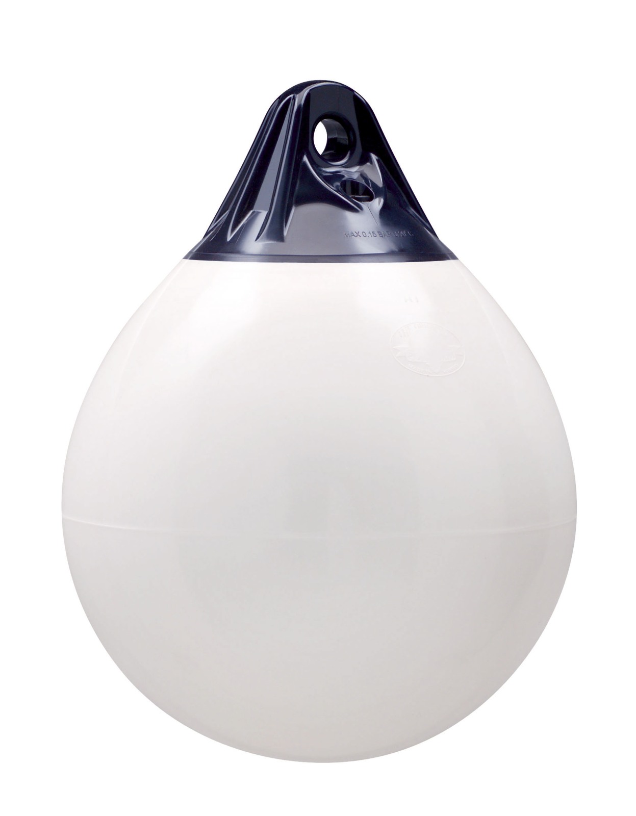 POLYFORM NO Kugelfender A-1 PVC Ø295mm, weiß/blau POLYFORM NO Kugelfender A-1 PVC Ø295mm, weiß/blau