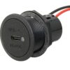 PRO CAR USB-C Einbau-Steckdose, rechteckig 12/24V 3A, mit LED SB-Pack qg02457