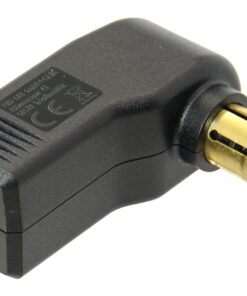 PRO CAR USB-C Normstecker 12mm 90° 12/24V 3A, mit LED
