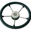 RIVIERA Steuerrad VR01 Edelstahl/Kunststoff 325mm schwarz ri53800