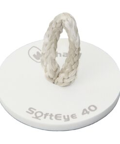 WICHARD SoftEye Augplatte zum Aufkl. GFK/Dyneema 40mm, Seil 3mm, schwarz