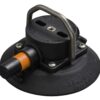SEASUCKER Vakuum-Saugnapf mit D-Ring 110mm, flache Form, schwarz vm1013b