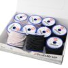 ROBLINE Gummileine, PES/NR, 3mm farbmix 15m, 10 St. yt7151514